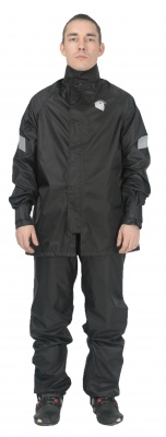 Куртка дождевик Hyperlook Adventure черная фото в интернет-магазине FrontFlip.Ru