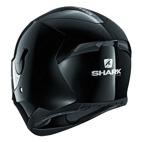 SHARK Мотошлем D-SKWAL 2 BLANK BLK Черный Глянцевый фото в интернет-магазине FrontFlip.Ru