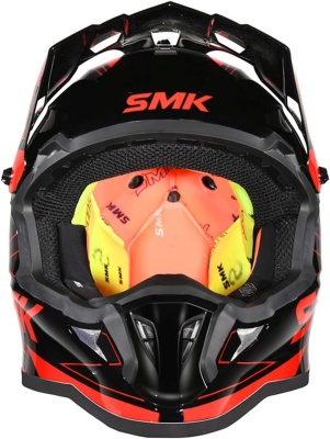 Шлем SMK ALLTERRA SLOPE, цвет чёрный/красный фото в интернет-магазине FrontFlip.Ru
