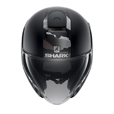 Шлем SHARK CITYCRUISER GENOM MAT Black/Silver/Anthracite фото в интернет-магазине FrontFlip.Ru