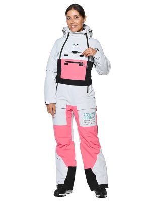 SNOW HEADQUARTER Горнолыжный комбинезон женский B-9050 Розовый фото в интернет-магазине FrontFlip.Ru