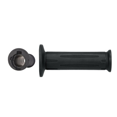 [ARIETE] Ручки руля (комплект) BMW style #1 под подогрев и джойстик 26-26мм/125мм, цвет Черный фото в интернет-магазине FrontFlip.Ru