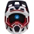 Мотошлем Fox V3 Prey Helmet White/Red/Blue фото в интернет-магазине FrontFlip.Ru