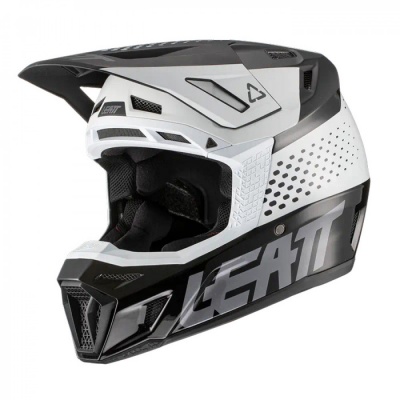Мотошлем Leatt Moto 8.5 Helmet Kit Black 2021 фото в интернет-магазине FrontFlip.Ru