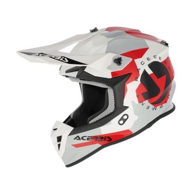 Шлем Acerbis LINEAR 22-06 White/Grey фото в интернет-магазине FrontFlip.Ru