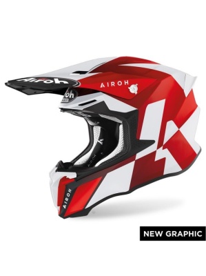 AIROH шлем кросс TWIST 2.0 LIFT RED MATT фото в интернет-магазине FrontFlip.Ru