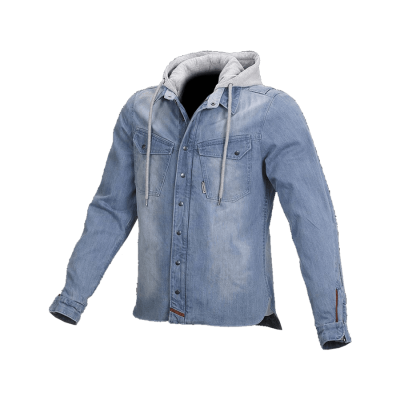 MACNA WESTCOAST Куртка джинсовая светло/синяя фото в интернет-магазине FrontFlip.Ru