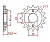 PBR Звезда передняя    348-16  (314, XRV750)