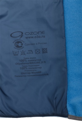 Ozone Куртка женск. Easy голубой фото в интернет-магазине FrontFlip.Ru