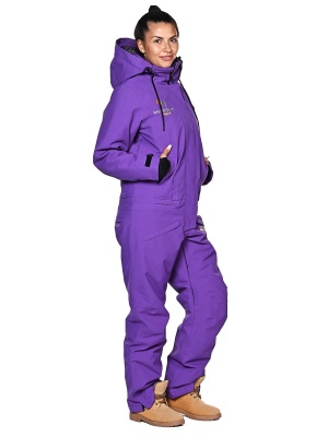 SNOW HEADQUARTER Горнолыжный комбинезон женский BB-0160 Фиолетовый фото в интернет-магазине FrontFlip.Ru