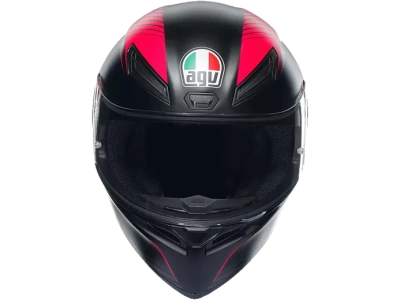 AGV Шлем K-1 E2206 WARMUP BLACK/PINK фото в интернет-магазине FrontFlip.Ru