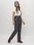 Полукомбинезон брюки горнолыжные женские темно-серого цвета 66215TC фото в интернет-магазине FrontFlip.Ru