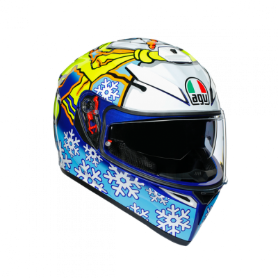 Шлем AGV K-3 SV TOP Rossi Winter Test 2016 фото в интернет-магазине FrontFlip.Ru