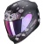 [SCORPION EXO] Мотошлем EXO-520 AIR TINA, цвет Черный Матовый/Серебристый/Розовый фото в интернет-магазине FrontFlip.Ru