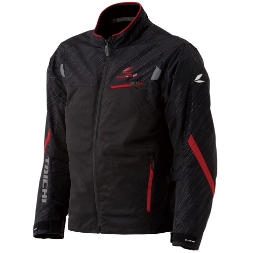 Куртка текстильная Taichi TORQUE MESH Black/Red фото в интернет-магазине FrontFlip.Ru