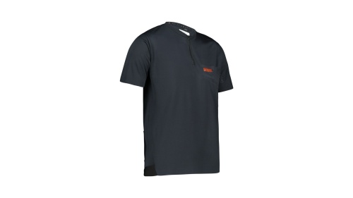Велоджерси Leatt MTB Trail 3.0 Jersey Black фото в интернет-магазине FrontFlip.Ru