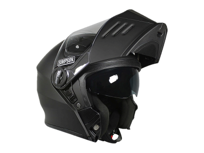 SIMPSON Шлем DARKSOME MATT BLACK фото в интернет-магазине FrontFlip.Ru