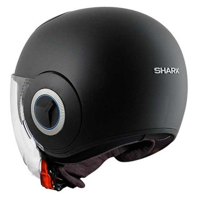 SHARK Мотошлем NANO BLANK Mat KMA Черный Матовый фото в интернет-магазине FrontFlip.Ru