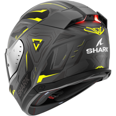 Шлем Shark SKWAL i3 LINIK MAT Anthracite/Yellow/Black фото в интернет-магазине FrontFlip.Ru