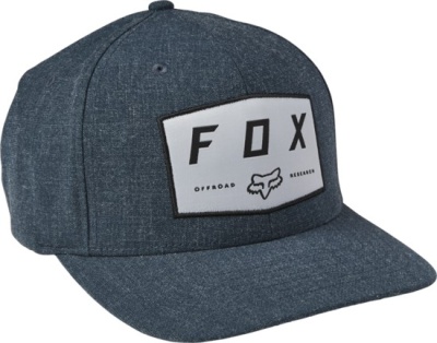 Бейсболка Fox Badge Flexfit Hat Dark Indigo фото в интернет-магазине FrontFlip.Ru