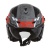 Шлем LS2 OF606 DRIFTER DEVOR Matt Silver Titanium Red фото в интернет-магазине FrontFlip.Ru