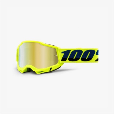 Очки 100% Accuri 2 Goggle Yellow / Mirror Gold Lens фото в интернет-магазине FrontFlip.Ru