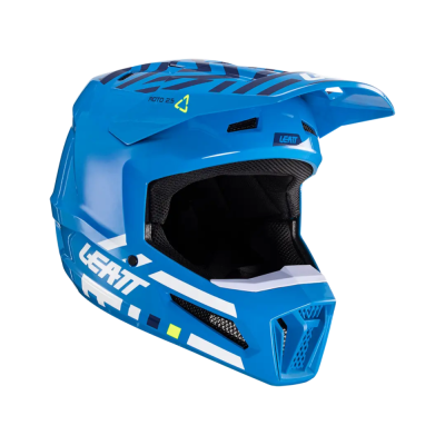 Мотошлем Leatt Moto 2.5 Helmet Cyan фото в интернет-магазине FrontFlip.Ru