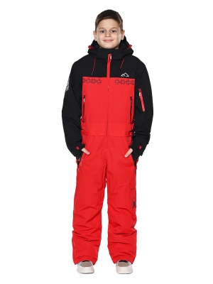 SNOW HEADQUARTER Горнолыжный комбинезон для мальчика T-9092 Красный фото в интернет-магазине FrontFlip.Ru