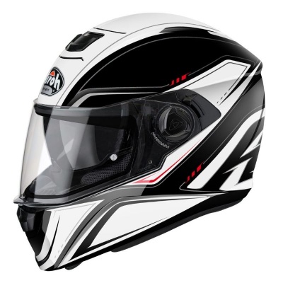 AIROH шлем интеграл STORM SPRINTER WHITE GLOSS фото в интернет-магазине FrontFlip.Ru