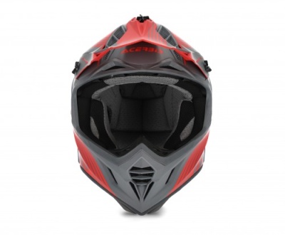 Шлем Acerbis X-TRACK Grey/Red фото в интернет-магазине FrontFlip.Ru