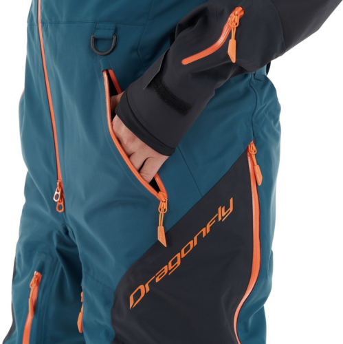 Dragonfly Комбинезон SuperLite 3L MAN Dark Ocean - Orange фото в интернет-магазине FrontFlip.Ru