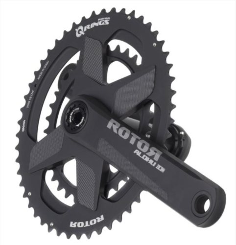 Шатуны Rotor Aldhu 3D+ Crank Arms Black 175mm (C02-102-21010-0) фото в интернет-магазине FrontFlip.Ru