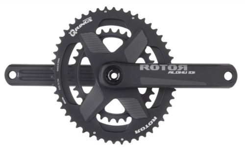 Шатуны Rotor Aldhu 3D+ Crank Arms Black 175mm (C02-102-21010-0) фото в интернет-магазине FrontFlip.Ru