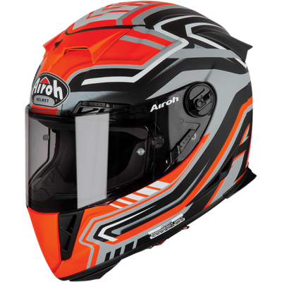 AIROH шлем интеграл GP500 RIVAL ORANGE MATT фото в интернет-магазине FrontFlip.Ru