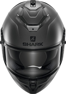 Шлем SHARK SPARTAN GT BLANK MAT DD-Ring Anthracite фото в интернет-магазине FrontFlip.Ru