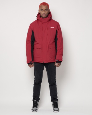 Горнолыжная куртка мужская красного цвета 88815Kr фото в интернет-магазине FrontFlip.Ru