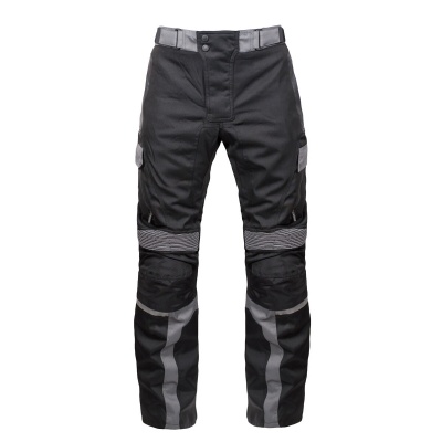 [RUSH] Мотоштаны DISCOVERY PANT текстиль, цвет Черный/Серый фото в интернет-магазине FrontFlip.Ru
