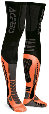 Гольфы кроссовые Acerbis X-LEG PRO Black/Orange фото в интернет-магазине FrontFlip.Ru