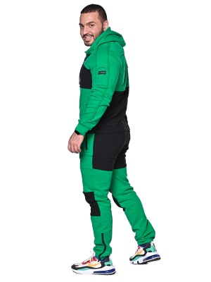 SNOW HEADQUARTER Горнолыжный костюм мужской KA-0106 Зеленый фото в интернет-магазине FrontFlip.Ru