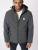Куртка мужская с капюшоном темно-серого цвета 88602TC фото в интернет-магазине FrontFlip.Ru