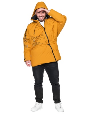 SNOW HEADQUARTER Зимняя куртка мужская A-068 Песочный фото в интернет-магазине FrontFlip.Ru