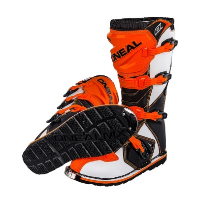 ONEAL Мотоботы кроссовые Rider Boot Оранжевый фото в интернет-магазине FrontFlip.Ru