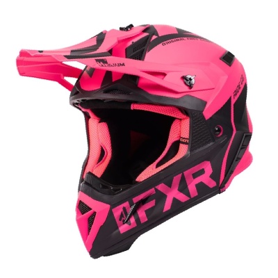 Шлем FXR Helium Ride Co Elec Pink/Black фото в интернет-магазине FrontFlip.Ru