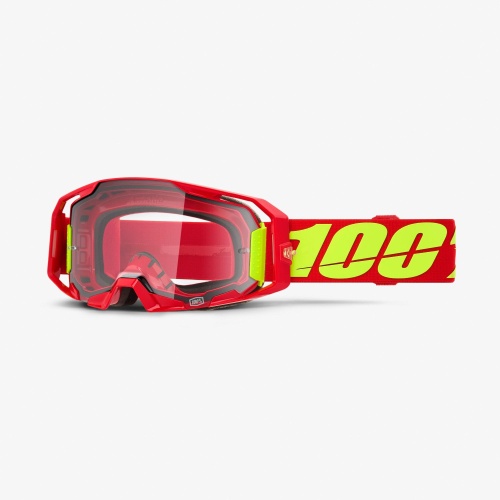 Очки 100% Armatic Red / Clear фото в интернет-магазине FrontFlip.Ru
