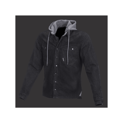 MACNA WESTCOAST Куртка джинсовая черная фото в интернет-магазине FrontFlip.Ru