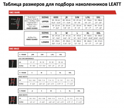 Наколенники Leatt AirFlex Pro Knee Guard Black фото в интернет-магазине FrontFlip.Ru