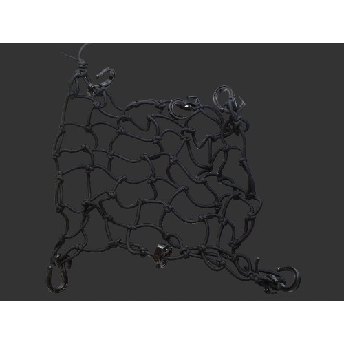 REXWEAR Багажная сетка черн.40*40см металич.крючки фото в интернет-магазине FrontFlip.Ru