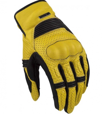 LS2 Мотоперчатки DUSTER MAN GLOVES черно-желтый фото в интернет-магазине FrontFlip.Ru