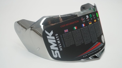 Визор тонированный зеркальный для SMK STELLAR фото в интернет-магазине FrontFlip.Ru