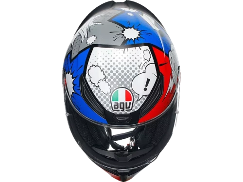 AGV Шлем K-1 E2206 BANG MATT ITALY/BLUE фото в интернет-магазине FrontFlip.Ru